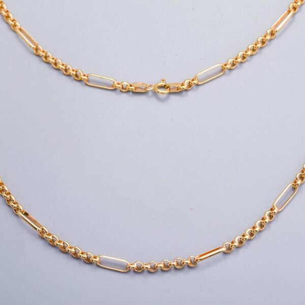 9K Gold Figaro/Belcher Chain Necklace