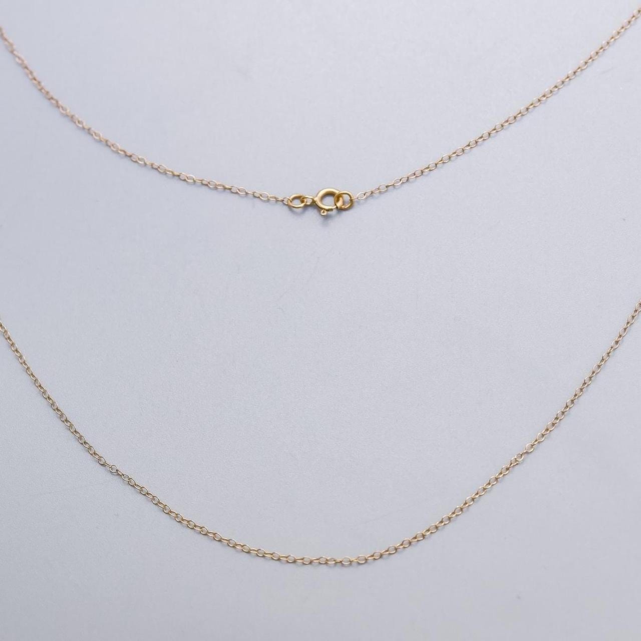 9K Gold Trace Chain Necklace