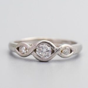 Platinum Diamond Trilogy Ring