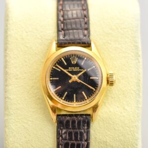 Rolex Oyster Perpetual Watch with 18k Gold Case 70s/80s