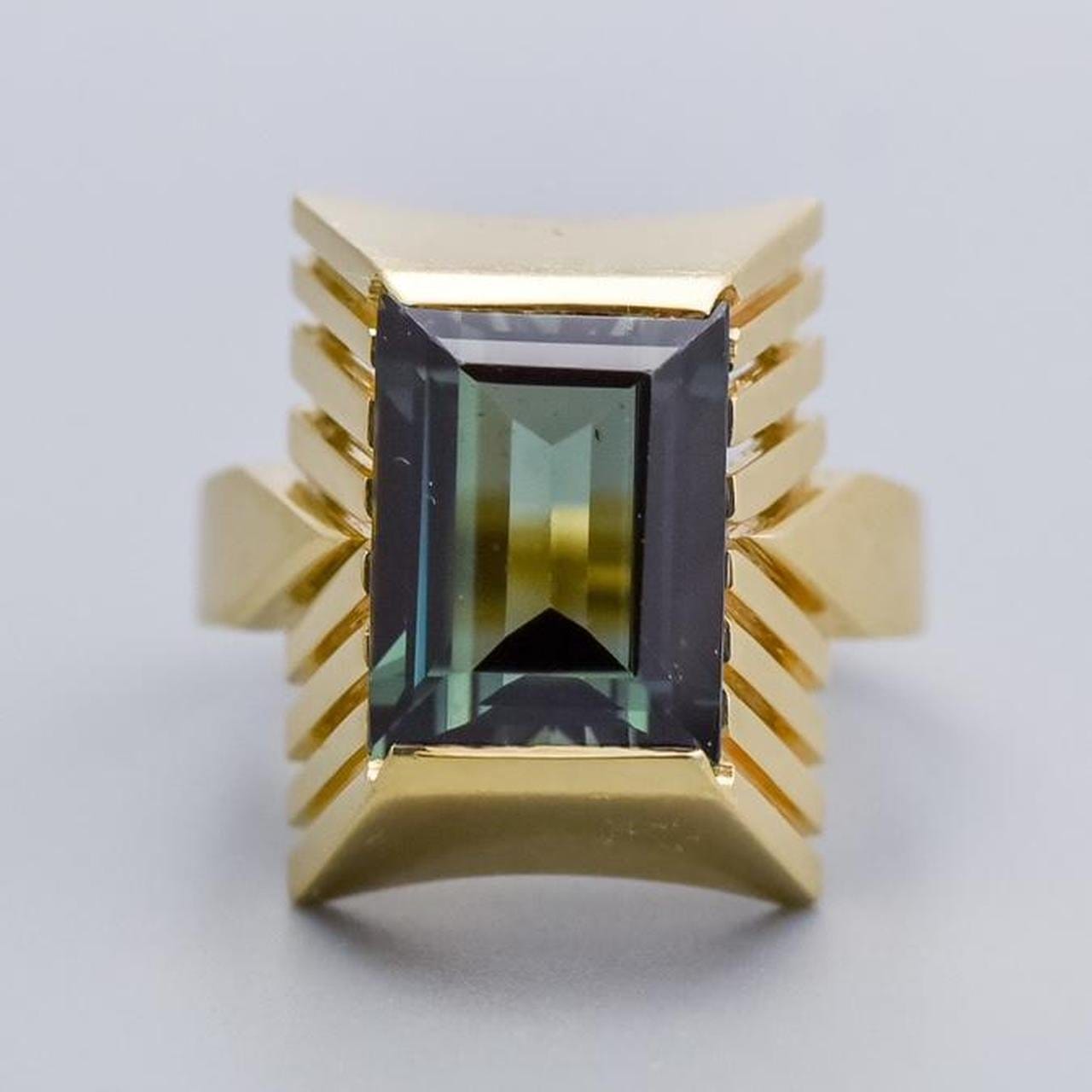 14K Gold Tourmaline Ring
