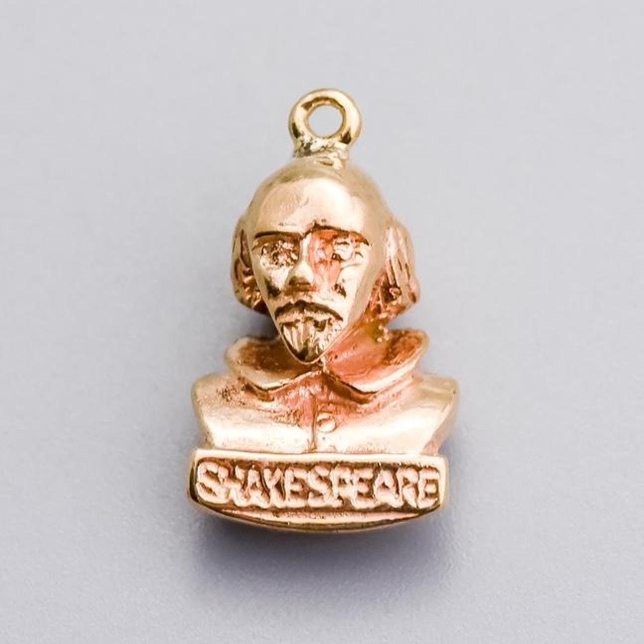 9K Gold Shakespeare Charm