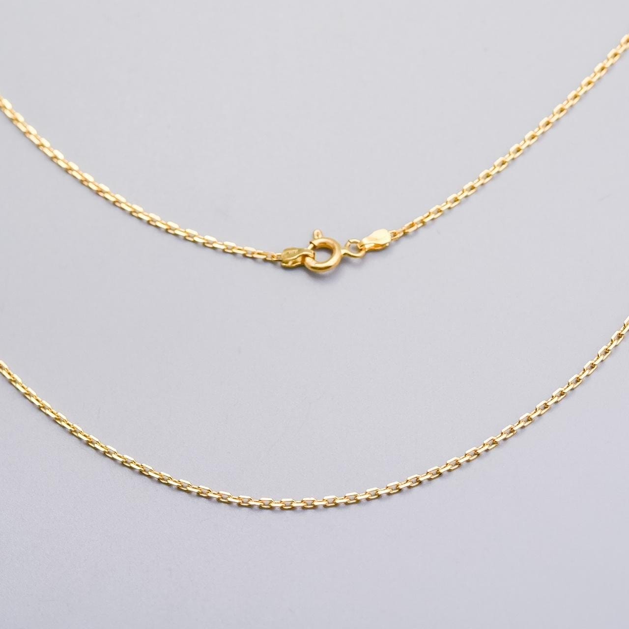 18K Gold Cable Chain Necklace