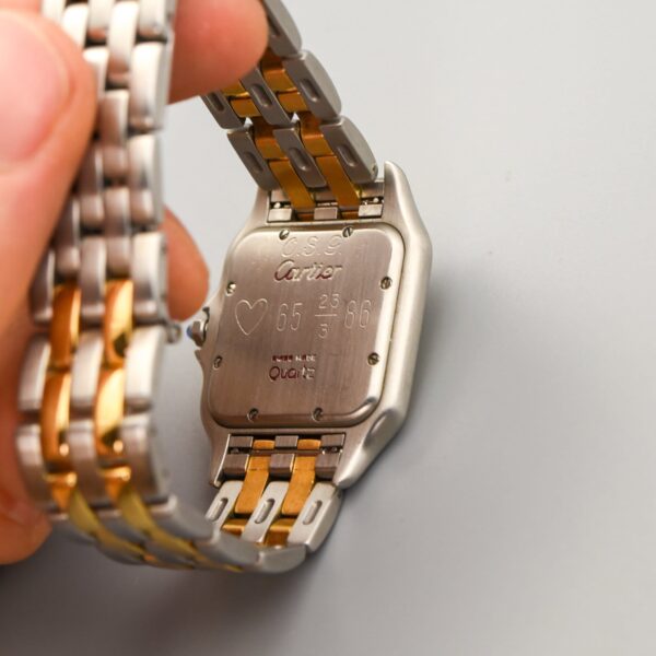 Cartier Panthère 27mm Date Gold and Steel Quartz Vintage Men’s Watch 2000's