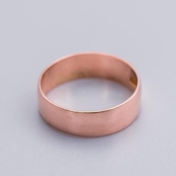 9K Rose Gold Antique Band