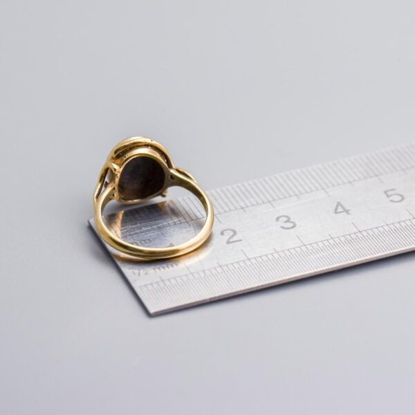 9K Gold Opal Triplet Ring