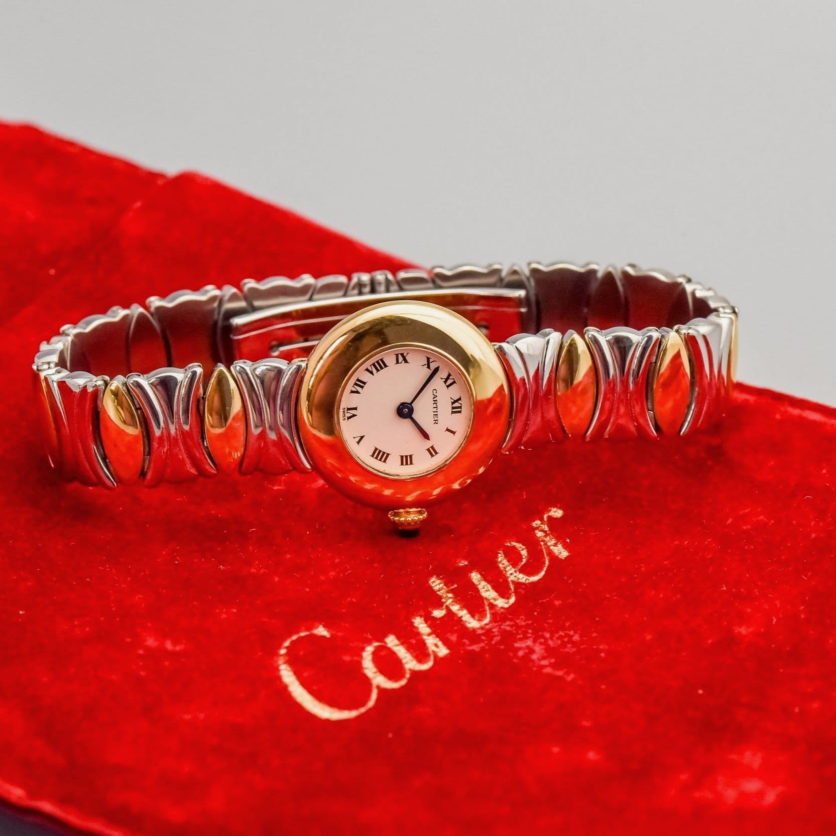 Cartier Colisee 3402 18K Yellow Gold & Stainless Steel 2008