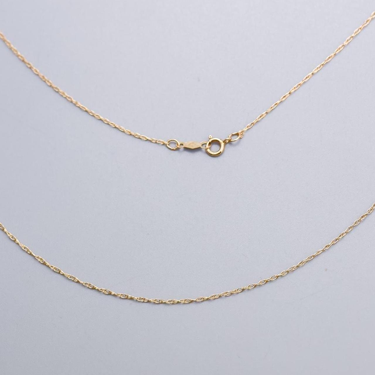 10K Gold Fine Loose Rope Chain