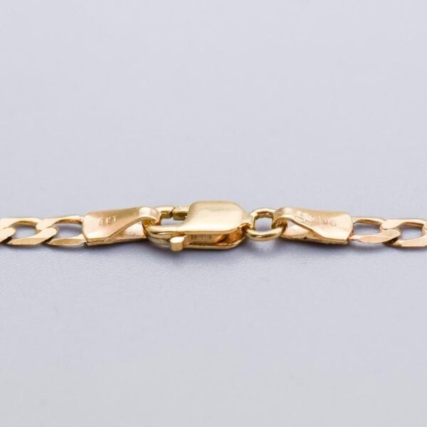 9K Gold Curb Chain Necklace
