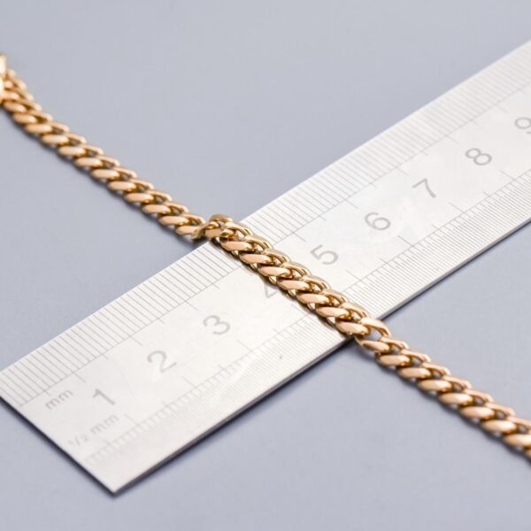 9K Gold Curb Chain Necklace