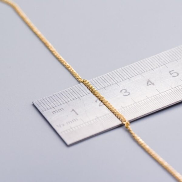9K Gold Curb Chain Necklace