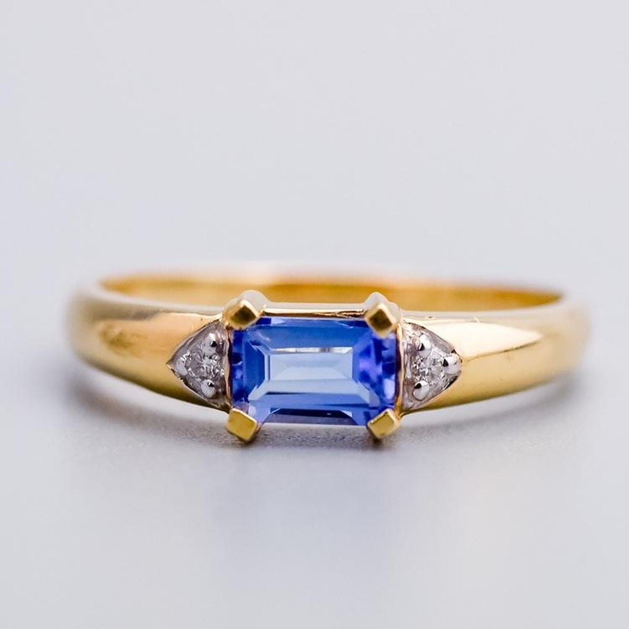 14K Gold Tanzanite Ring