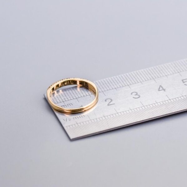 9K Gold Ruby and Diamond Ring