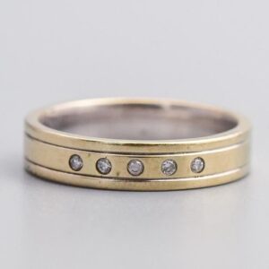 9K Gold Diamond Band