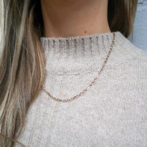 9K Gold Figaro Chain Necklace